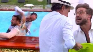 Koky lanzó a Xavi a la piscina para defender el chifón de Charo
