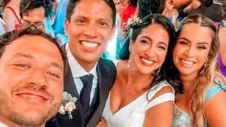 Ethel Pozo y Julián Alexander celebraron así el matrimonio del actor André Silva y Adriana Álvarez