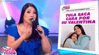 Tula Rodríguez defiende a su hija Valentina Carmona de insultos en redes sociales.