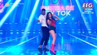 Angie Arizaga y Alejandro Pino ganaron reto de TikTok con espectacular baile