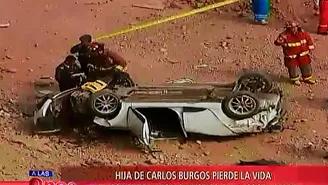 Hija del Carlos Burgos pierde la vida en fatal accidente