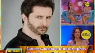 	María Pía Copello y Marco Zunino se dieron apasionado beso en telenovela.