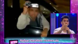 	Rafael Cardozo denunci&oacute; acoso de reportero mientras manejaba.