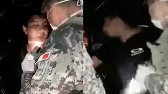 	Capitán del Ejército golpea a joven por no respetar toque de queda por coronavirus.