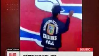 Chorrillos: trabajadores municipales pintan propaganda electoral en paredes