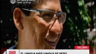 	El hincha más hincha del Perú. Video: América TV