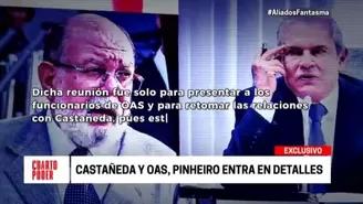Leo Pinheiro reveló cómo fue negociación para aportes de OAS a campaña de Castañeda