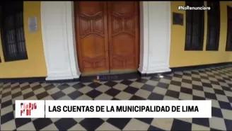 Municipalidad de Lima: gestión Castañeda le dejará a Muñoz una comuna endeudada