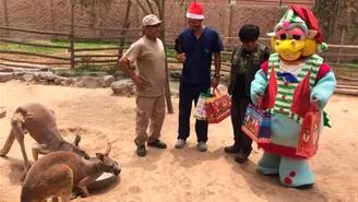 	Timoteo celebrará Navidad con animales del Zoológico de Huachipa.