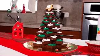 Receta de árbol de galletas de Navidad.