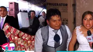 	Boda millonaria en Huancayo: novios recaudaron 400 mil soles en regalos.