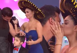 Christian Domínguez rompe en llanto con sorpresa de Pamela Franco por su aniversario artístico
