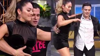 	Christian Domínguez y Lucas Piro hicieron duelo de baile con Isabel Acevedo