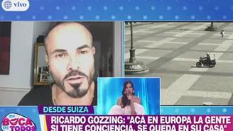 Ricardo Gozzing: "En Europa la gente tiene conciencia y se queda en su casa"