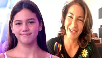 Danuska Zapata reapareció en vivo para dar tierna sorpresa a su hija Gaela Barraza por su cumpleaños