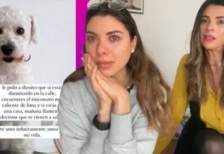 Hija de Fiorella Rodríguez llora desconsoladamente tras perder a su mascota: "Te amo infinitamente"
