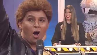 Lorna Cepeda "estalló" de risas al ver a Néstor Villanueva como Luis Miguel
