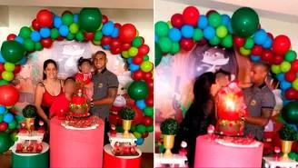 Miguel Trauco y su esposa Karla Gálvez celebraron el cumpleaños de su hija