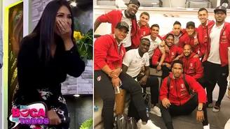 	Tula Rodríguez reaccionó así por foto de la selección peruana que causa furor.