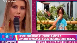 Viviana Rivasplata se conmovió por emotivo mensaje de cumpleaños de su hijo