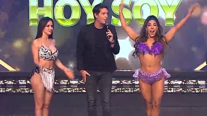 Rosángela Espinoza y su reacción al perder reto de baile contra Karen Dejo.