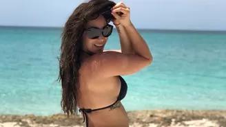 	Melissa Loza enciende Instagram con sensual foto en la playa.