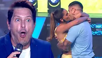 Pancho Rodríguez y Vania Torres se besaron apasionadamente en reto de actuación