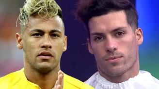 Patricio Parodi accedió a cambiar radicalmente de look como Neymar