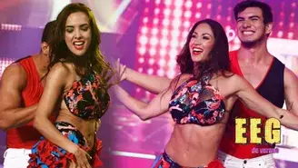 Rosángela Espinoza y Melissa Loza bailaron cumbia en espectacular dupla