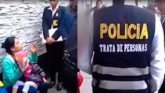 Lima: Ocho niños, víctimas de trata de personas, fueron rescatados por la PNP