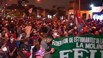 Manifestantes realizan protesta en Lima y regiones por octavo día consecutivo