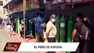 San Juan de Lurigancho: usuarios hicieron colas para recargar sus balones de oxígeno medicinal