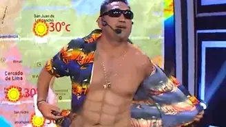 Víctor Hugo Dávila mostró su torso desnudo en vivo para nueva secuencia 