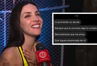 Rosángela Espinoza se pronunció tras mensaje de misterioso galán en sus redes
