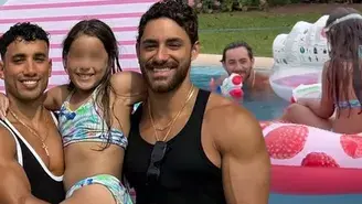 Austin Palao protagonizó tierno momento con su sobrina por su cumpleaños.
