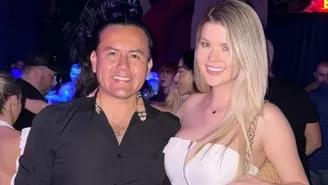Brunella Horna y Richard Acuña celebraron su aniversario con viaje a Miami