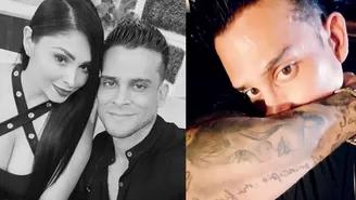 ¿Christian Domínguez se borró su tatuaje del rostro de Pamela Franco?