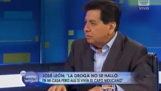 Congresista José León negó cualquier vinculación con el narcotráfico