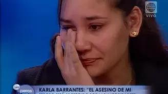 Karla Barrantes: "El asesino de mi esposo está protegido por las autoridades