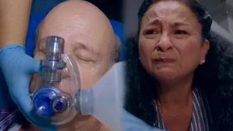 Yolanda lloró al ver a Ciro en ambulancia por descompensación