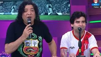 Carlos Vílchez presentó a su hijo como comentarista deportivo