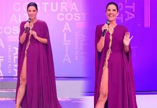 María Pía Copello impactó con sexy vestido en vivo y fue elogiada por diseñador de moda