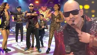 Mark Vito se convirtió en Pitbull y lució irreconocible con este baile.