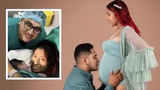Azucena Calvay y Jhonatan Chero compartieron fotos del nacimiento de su bebé