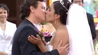 	Natasha y Marco se casaron en conmovedora ceremonia.