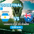 Argentina vs. Australia: Hora y posibles alineaciones del duelo por octavos del Mundial