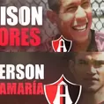 Atlas con Edison Flores y Anderson Santamaría perdió 3-2 ante Toluca