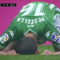 Germán Pezzella y un insólito autogol en la derrota del Betis ante Atlético de Madrid