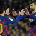Barcelona: &quot;Espero que esté convencido&quot;, afirmó Piqué sobre Messi y su renovación de contrato