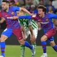 Barcelona derrotó 2-1 al Betis con golazo agónico de Jordi Alba